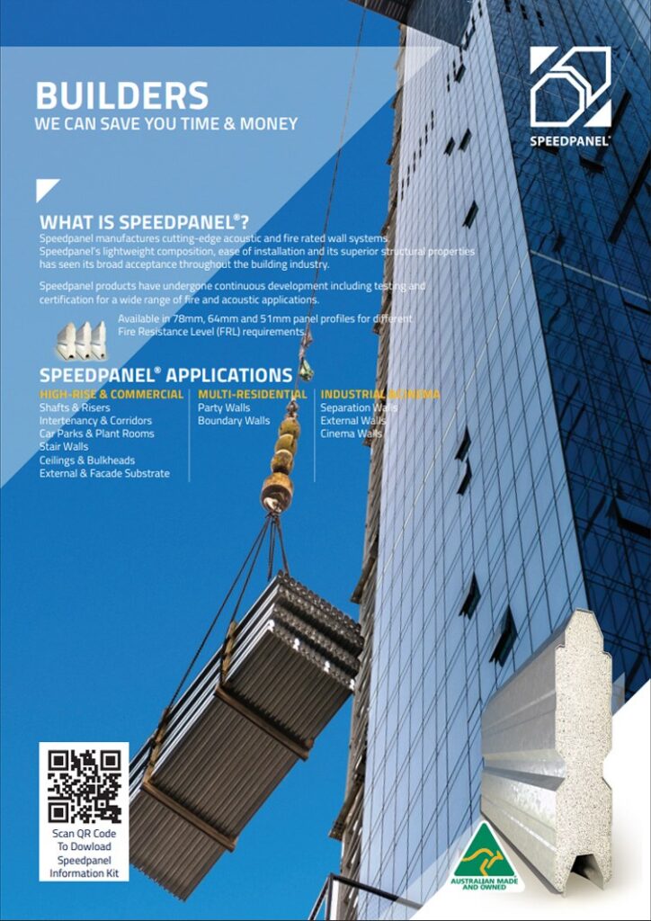 Builders - Speedpanel - Fire and Acoustic Rated Wall Systems